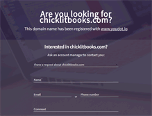 Tablet Screenshot of chicklitbooks.com